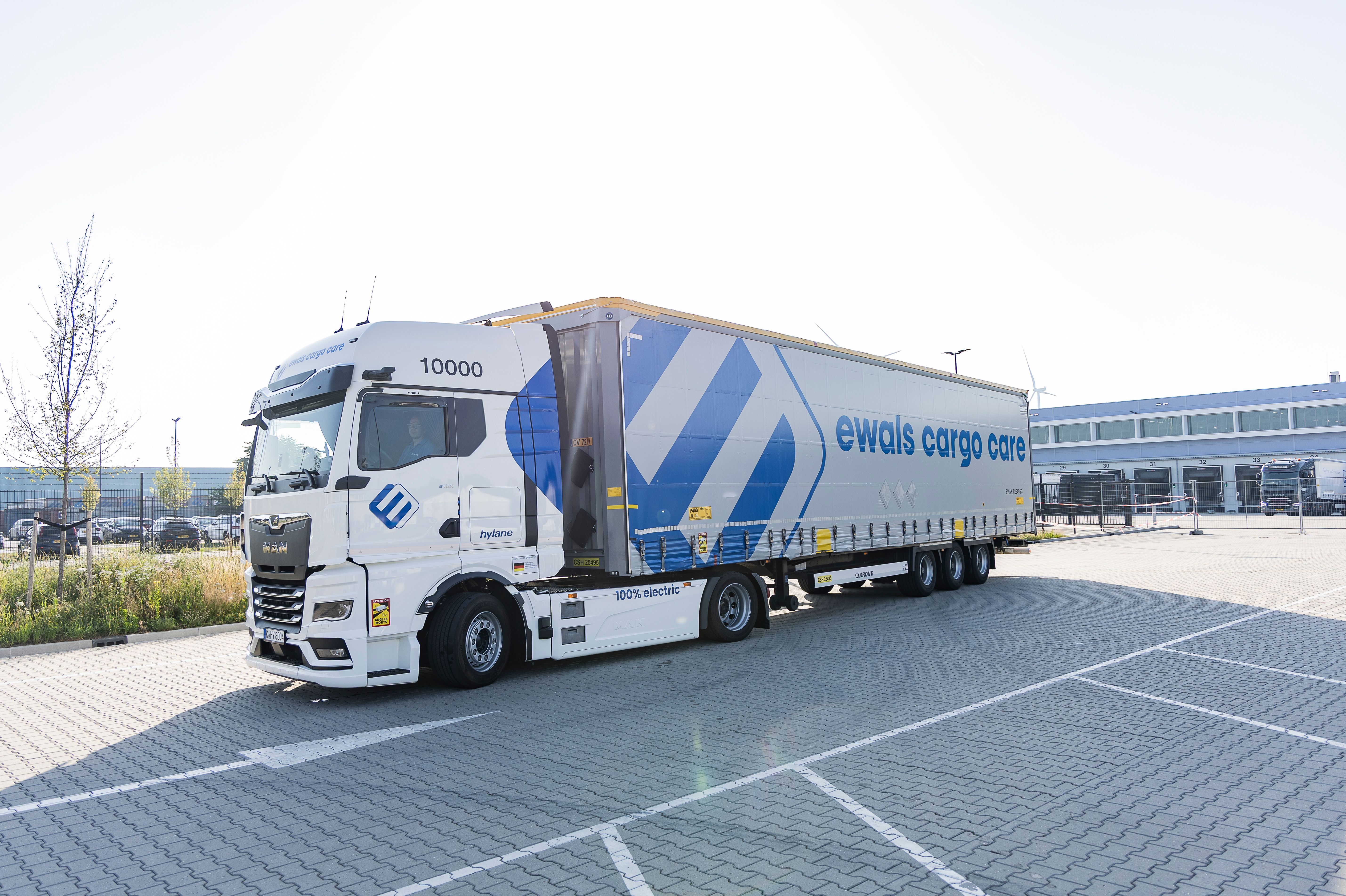 Ewals Cargo Care opts for a battery-powered truck from hylane